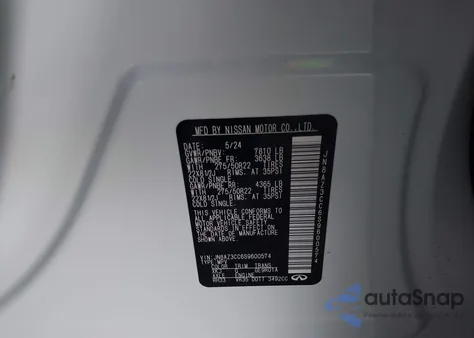 2025 Infiniti Qx80 Autograph Awd from USA, damaged, VIN JN8AZ3CC6S9600574